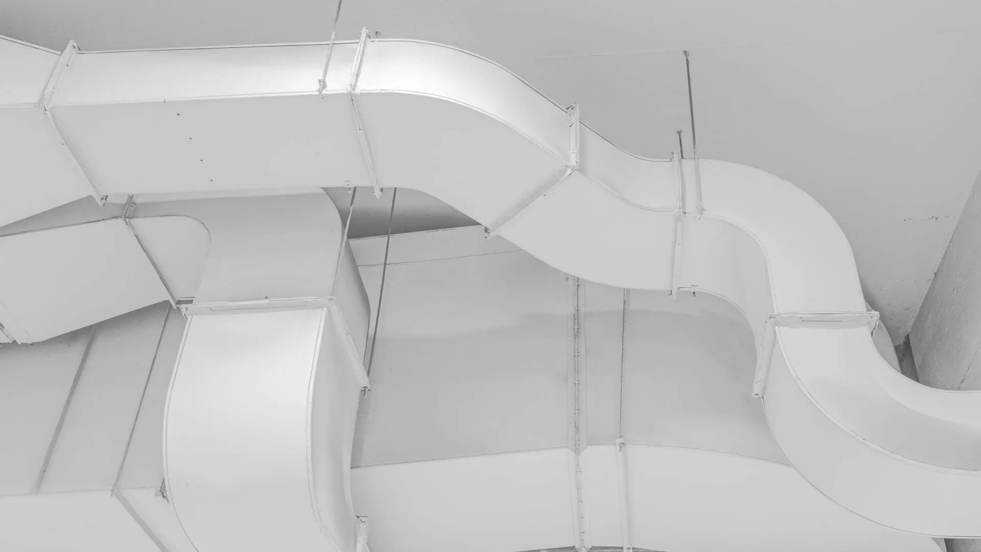 Ventilationskanaler i en fastighet